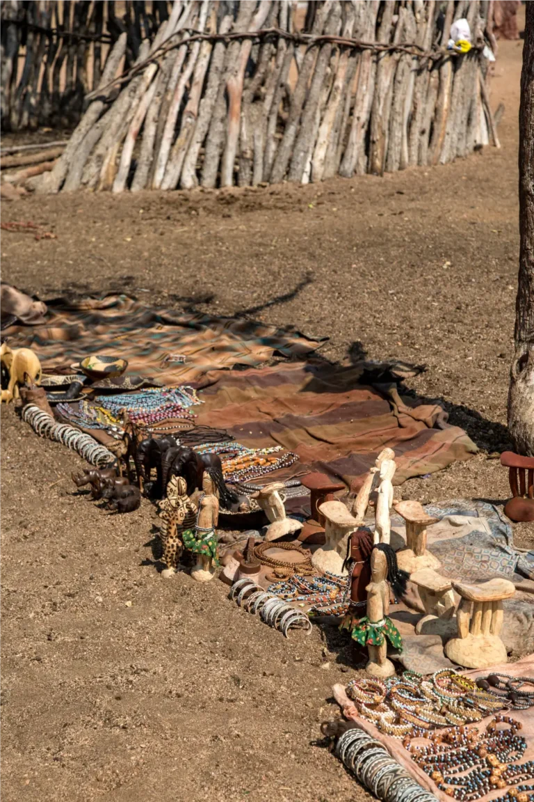Traditional Himba village visited on a cultural tour