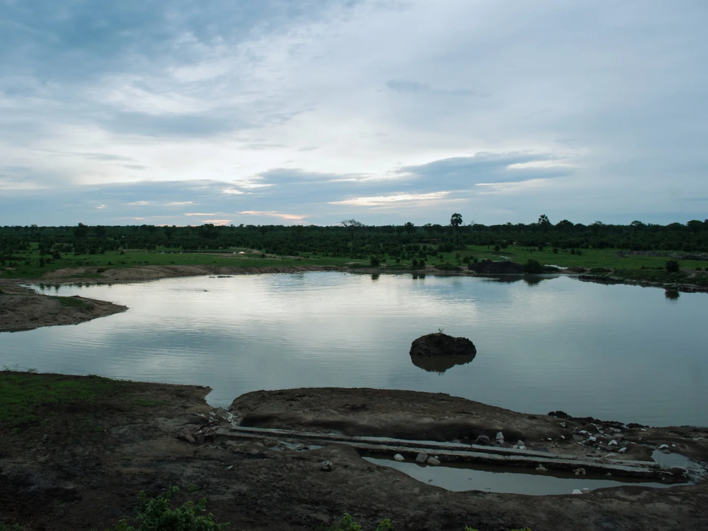 landscape in Hwange National Park
